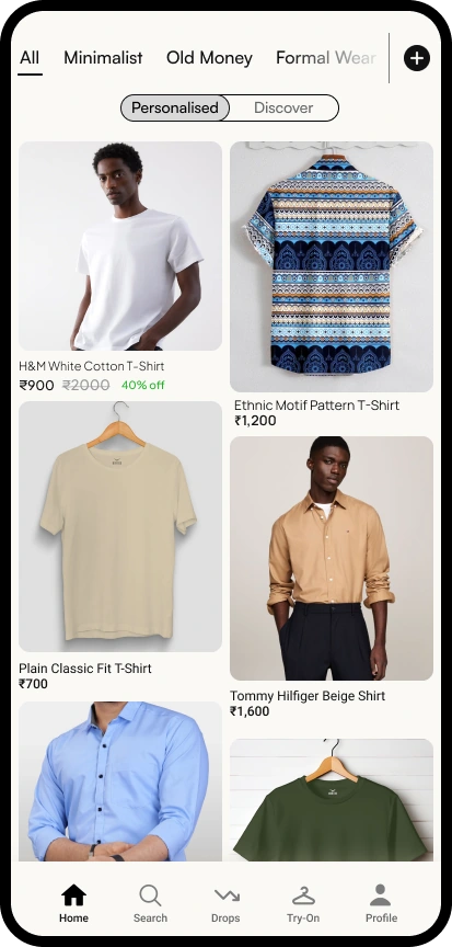 StyBay personalized discovery feed